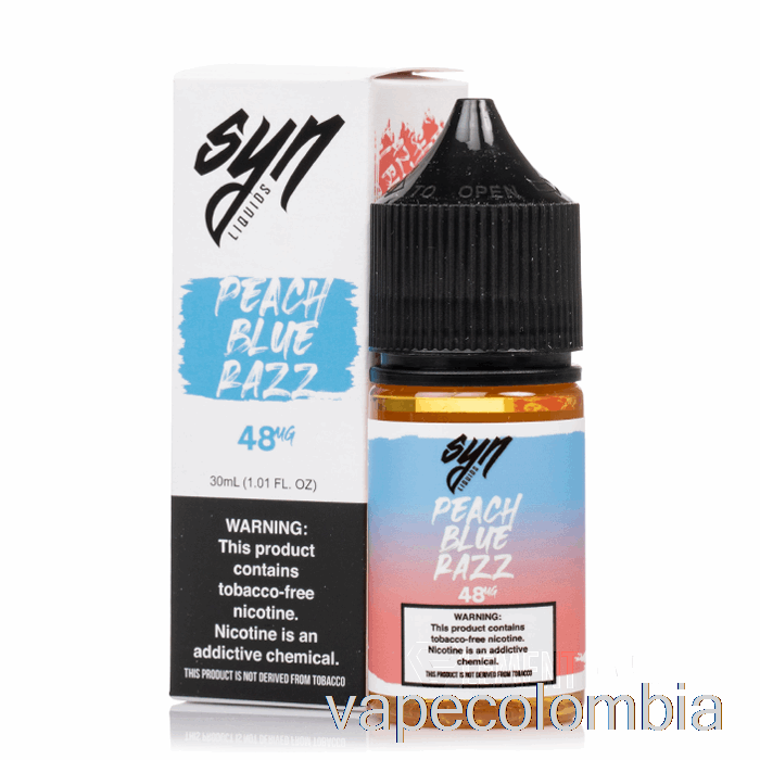 Vape Desechable Melocotón Azul Razz - Sales Sintéticas - 30ml 24mg